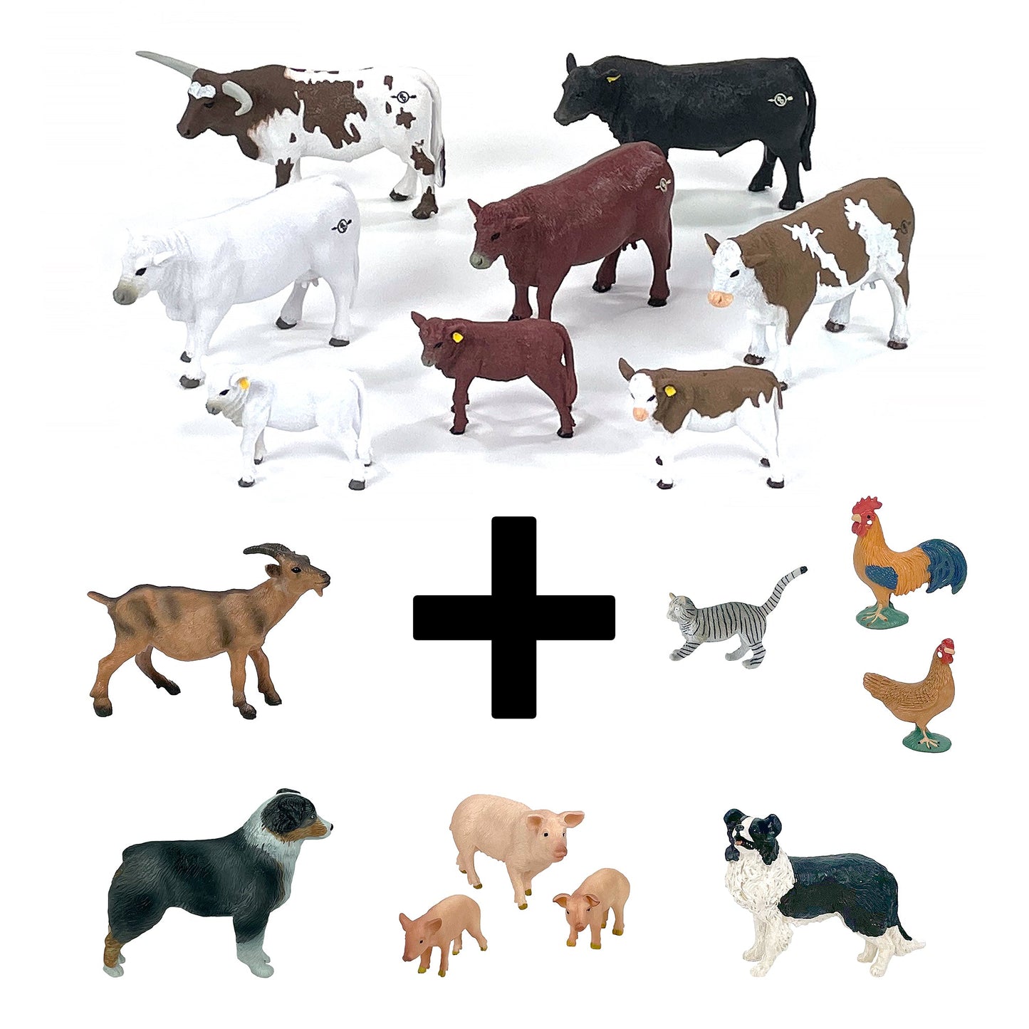 Farm Animal Figurine Bundle