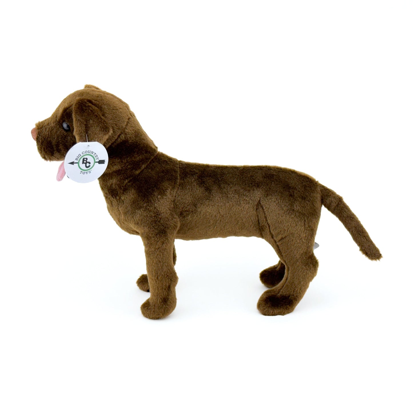 14" Plush Chocolate Lab