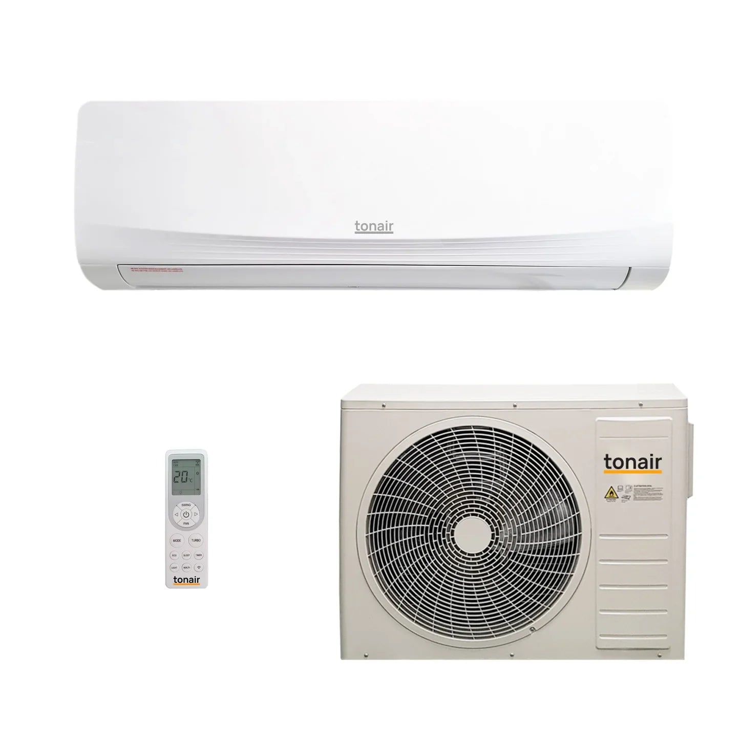 Climatiseur réversible Tonair - Pompe à chaleur Air Air (PAC) - Sans connecteur rapide ReadyClim