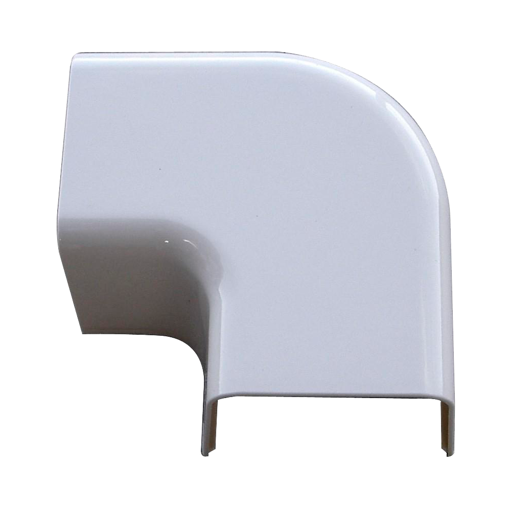 Angle apparent coude pour goulotte 80 x 60 mm