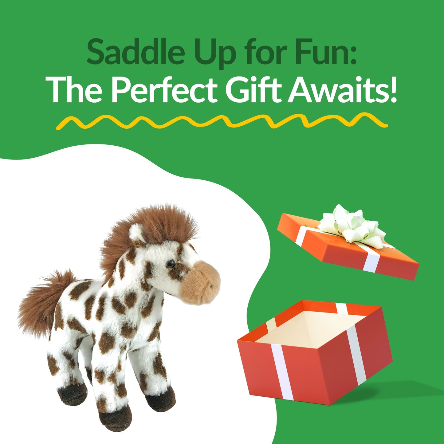 8" Plush Bud Bud the Appaloosa Horse