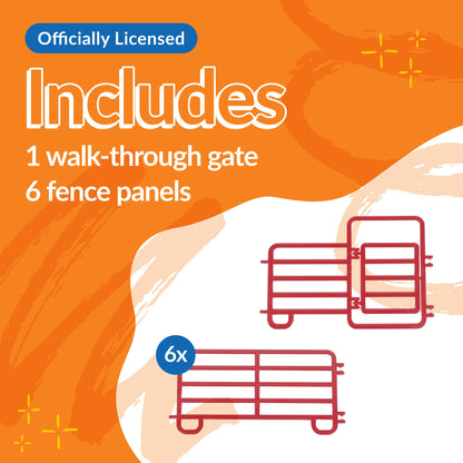Four Sixes Ranch 7-Piece Corral Fencing