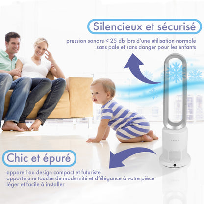 IGIRI - 4 en 1 - Purificateur d'air, Ventilateur, Chauffage, Ioniseur
