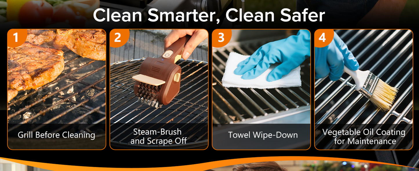 American House Electric Grill Brush