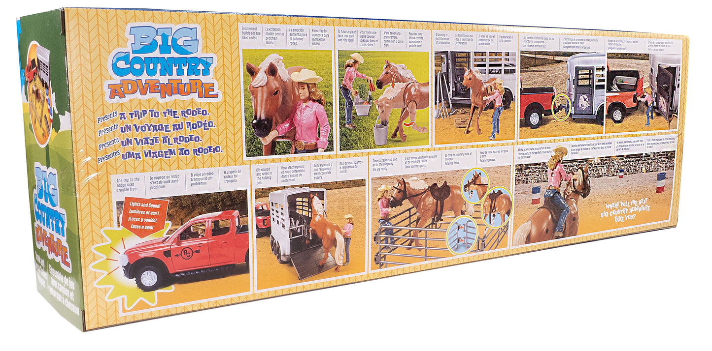 24-Piece Truck & Horse Trailer Playset