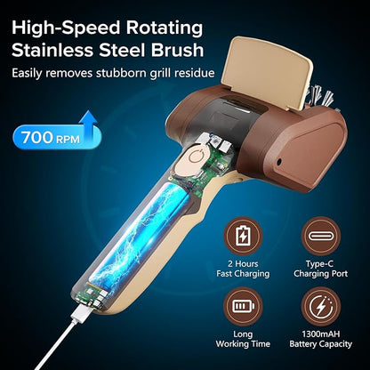 American House Electric Grill Brush