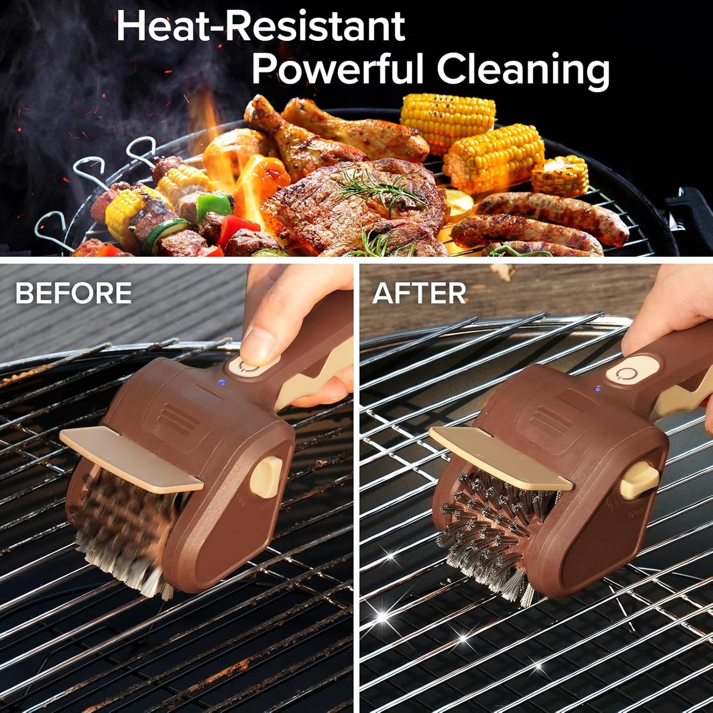 American House Electric Grill Brush
