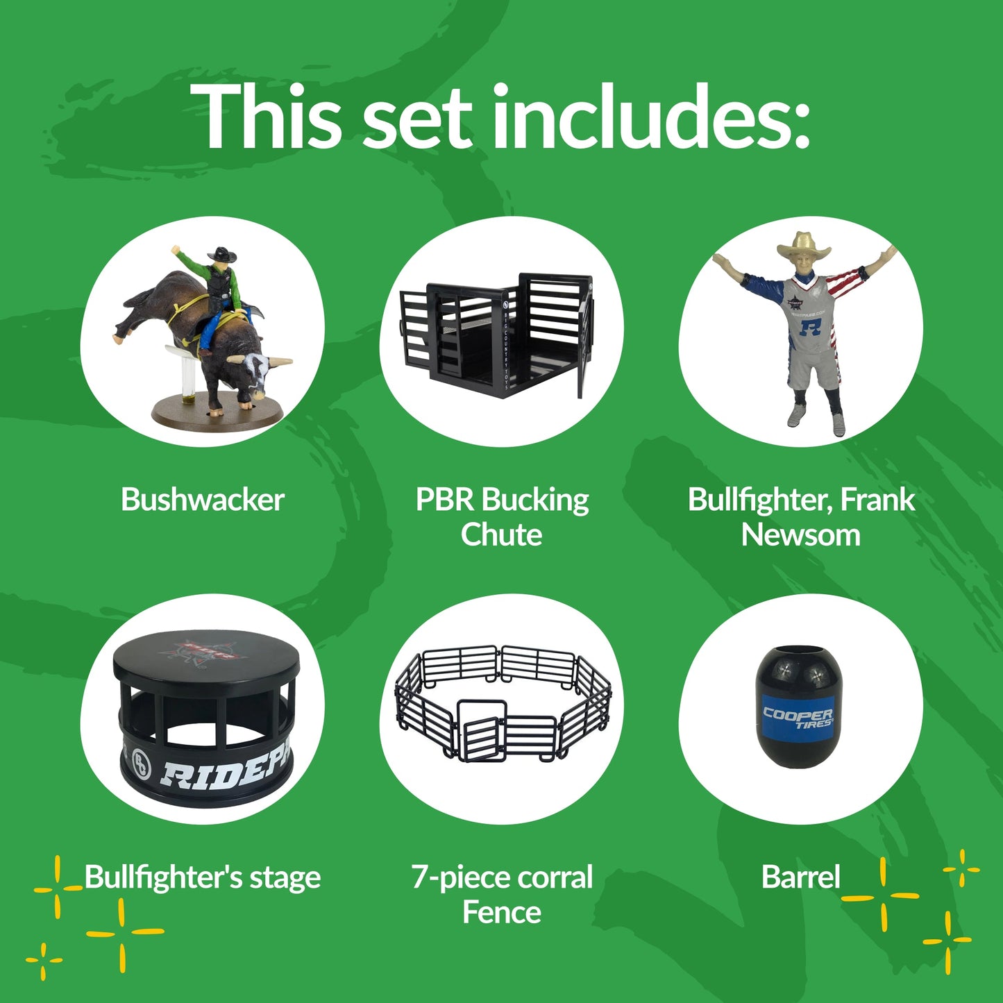 13-Piece PBR® Bull Riding Set