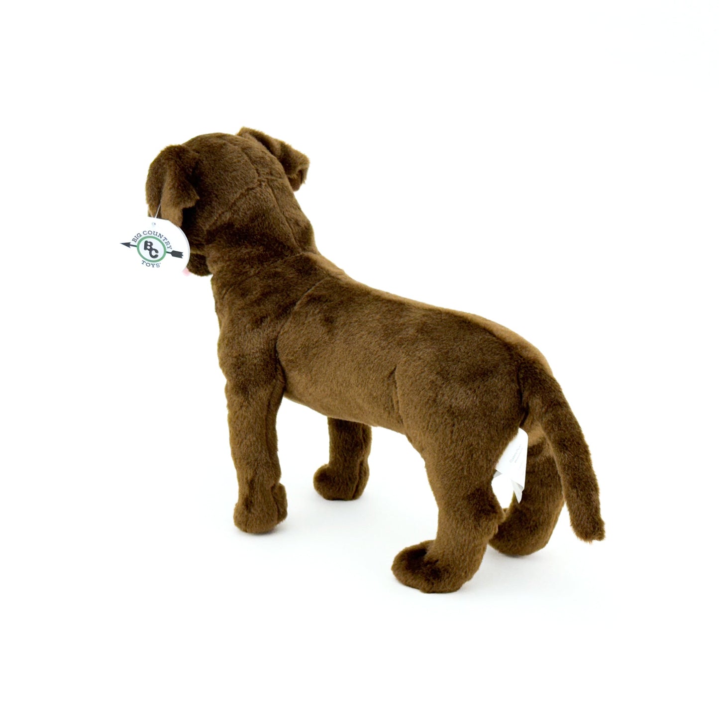 14" Plush Chocolate Lab