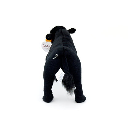 Four Sixes Ranch Plush Black Angus Cow