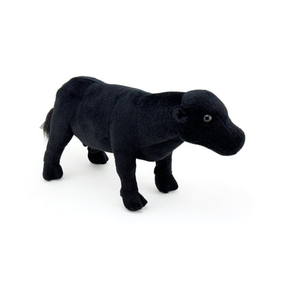 Four Sixes Ranch Plush Black Angus Cow