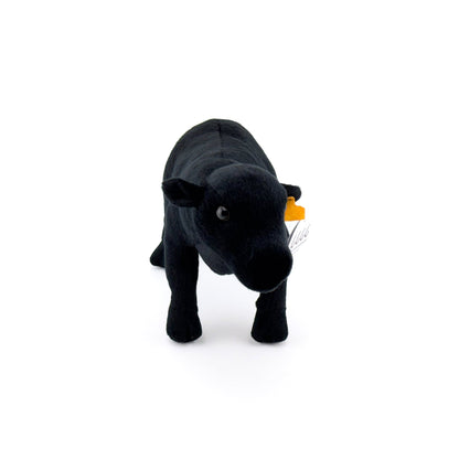 Four Sixes Ranch Plush Black Angus Cow