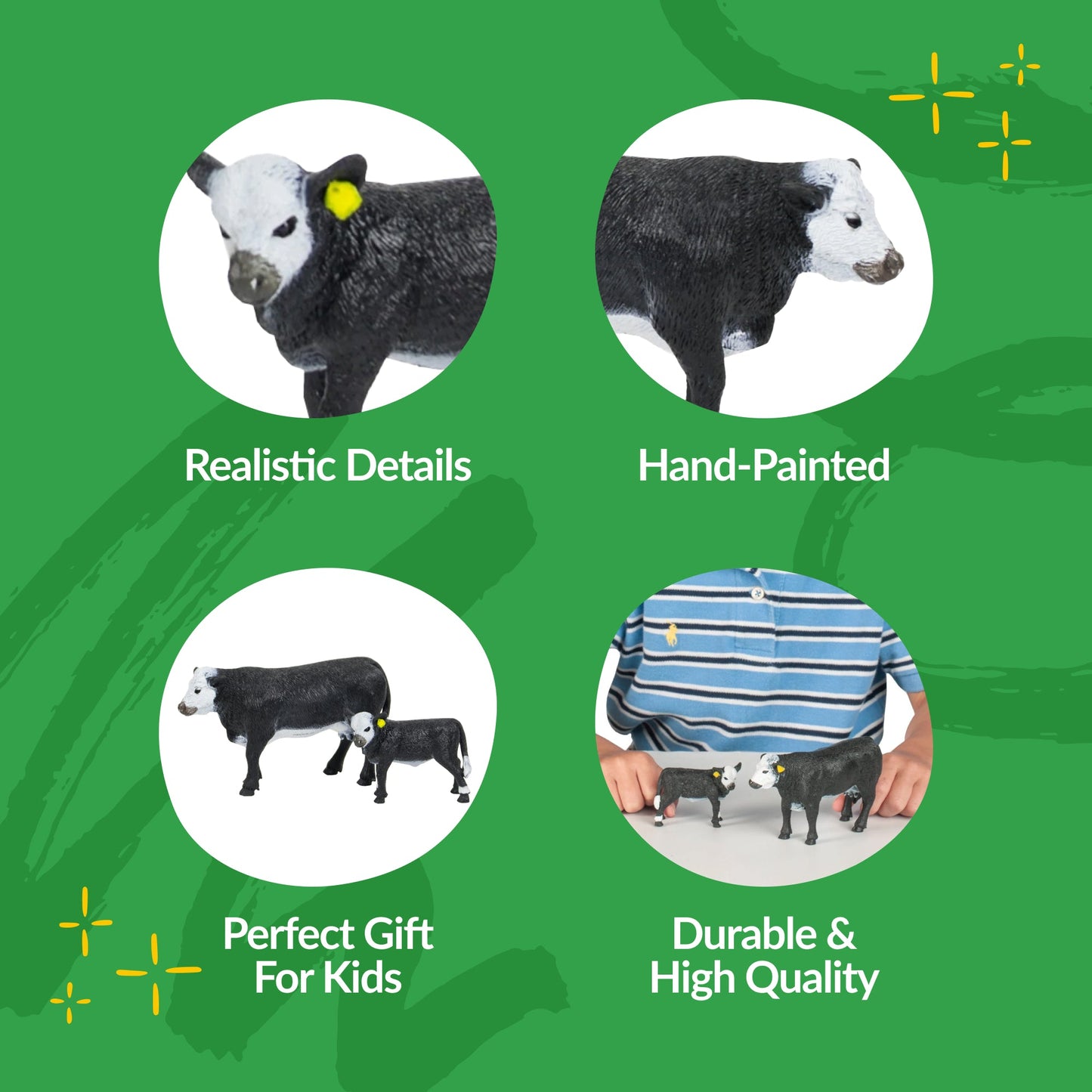 Black Baldy Cow & Calf