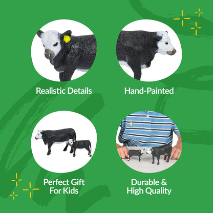 Black Baldy Cow & Calf