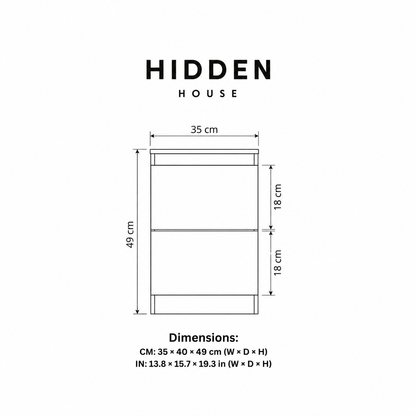 HIDDEN™ - Chest of 2 Drawers