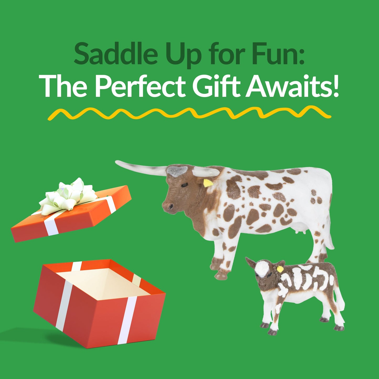 Longhorn Cow & Calf