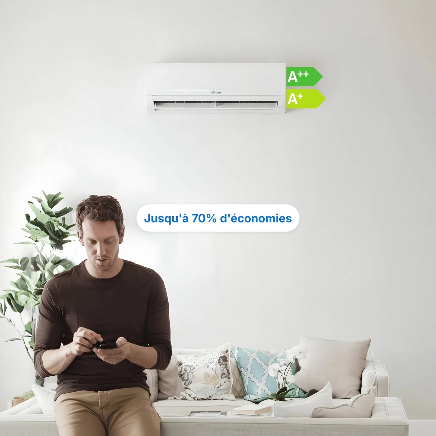 Climatiseur réversible - Pompe à chaleur Air Air (PAC)